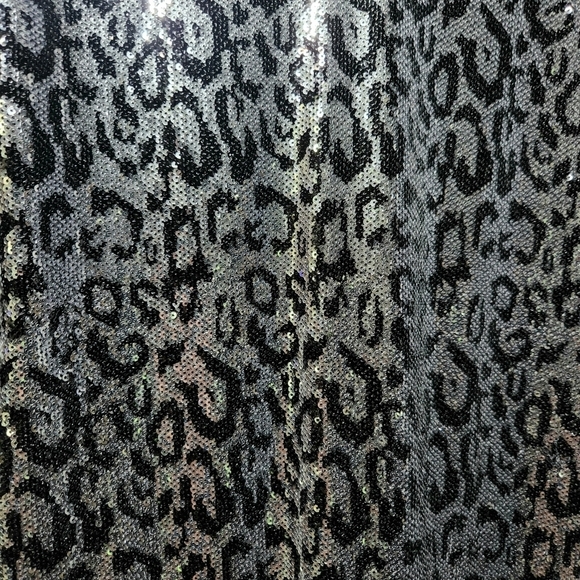 THALIA Sodi Women's Sequined Animal-Print Top Size X-Small - Picture 2 of 7